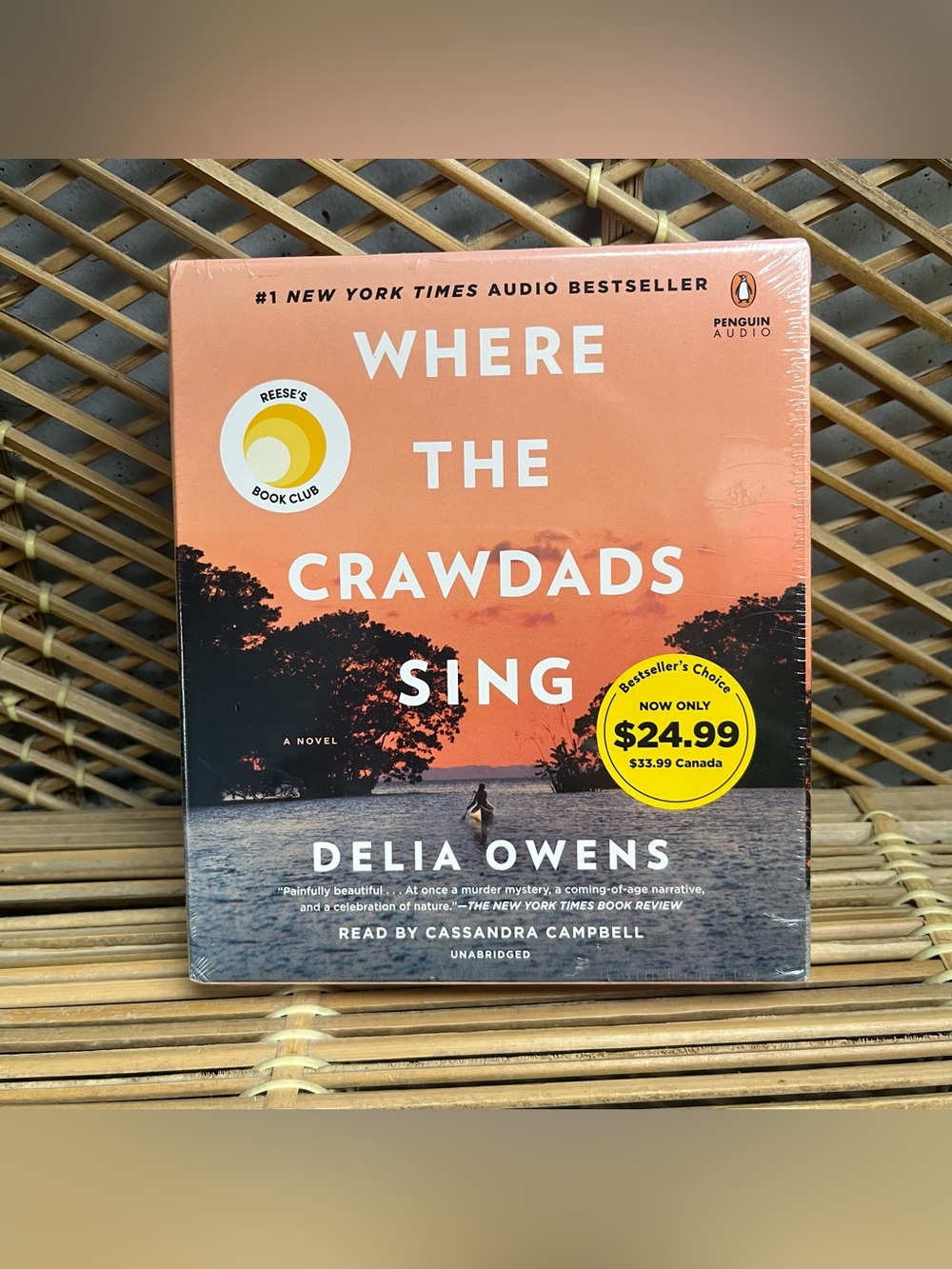 Where the Crawdads Sing by Delia Owens Audiobook on CD NWT